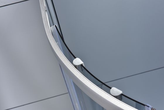 4 मिमी कॉर्नर शावर ग्लास संलग्नक 900 × 900 × 1950 मिमी