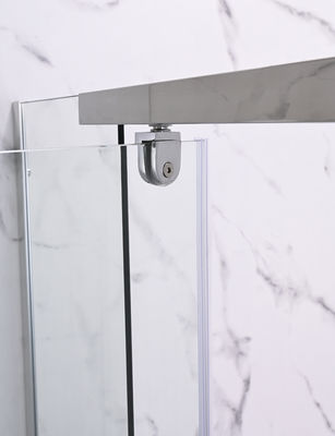 बाथरूम स्क्वायर ग्लास शावर संलग्नक ISO9001 900x900x1900mm