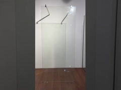 8 मिमी 600x2000 मिमी पिवोट बाथ स्क्रीन टेम्पर्ड सेफ्टी ग्लास