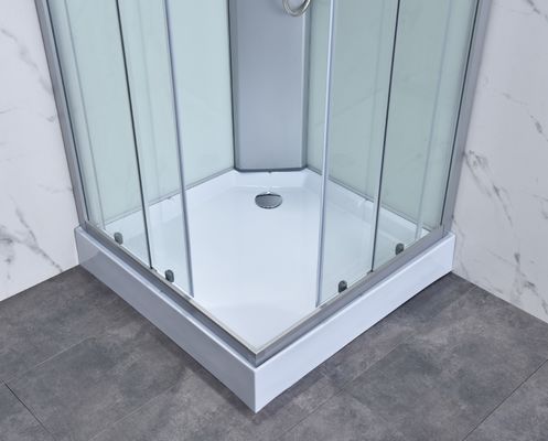 5 मिमी बाथरूम क्वाड्रेंट शावर संलग्नक 1000 × 1000 × 1950 मिमी