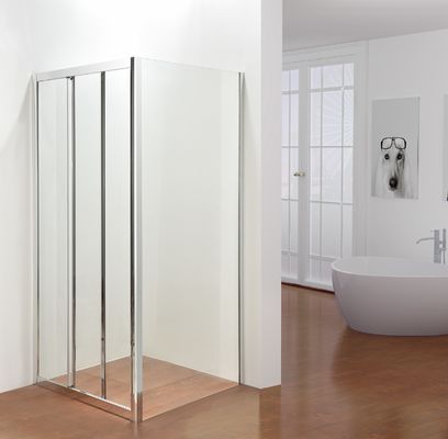 स्लाइडिंग दरवाजे के साथ 6 मिमी आयताकार शावर संलग्नक 31''X31''X75''